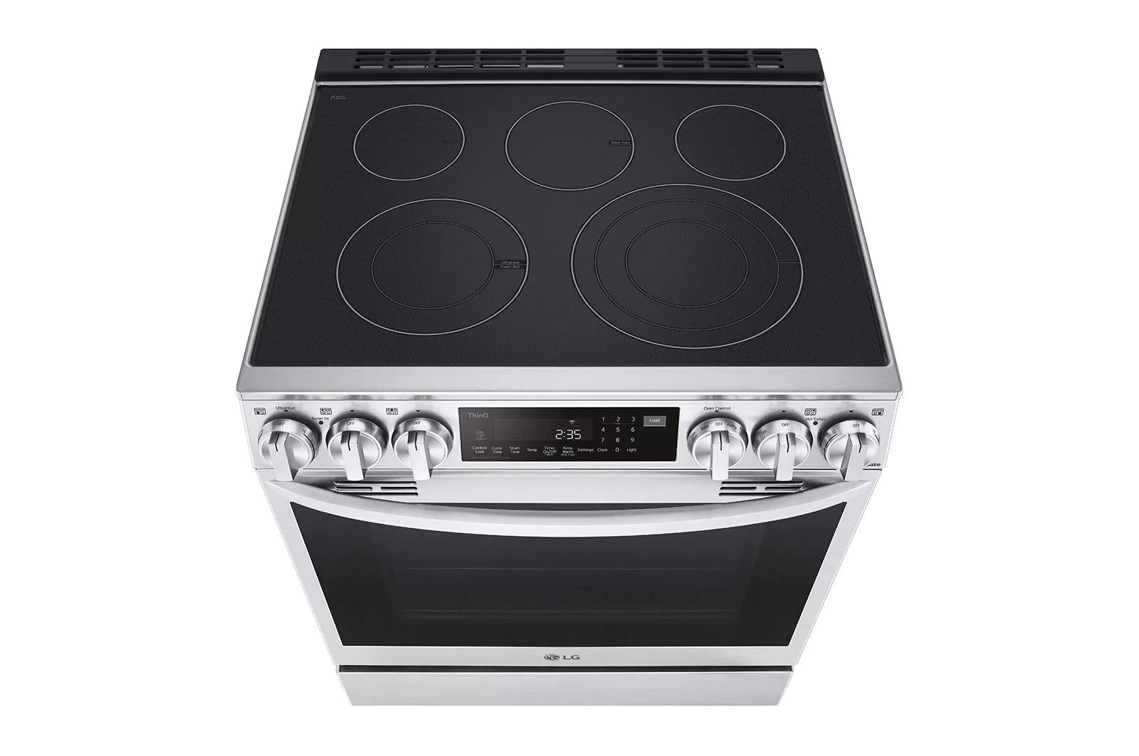 Lg LSEL6335FE 6.3 cu ft. Smart wi-fi Enabled ProBake Convection® InstaView® Electric Slide-In Range with Air Fry