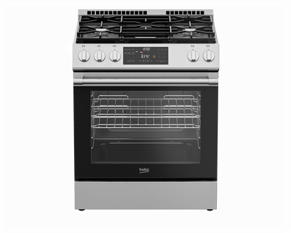 Beko SLGR30523SS 30" Slide-In Range