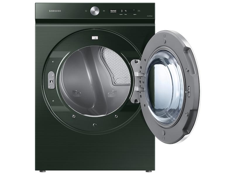 Samsung DVE53BB8900GA3 Bespoke 7.6 cu. ft. Ultra Capacity Electric Dryer with AI Optimal Dry and Super Speed Dry in Forest Green