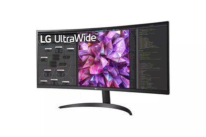 Lg 34WQ60CB 34 Inch Curved UltraWide™ QHD 1440P IPS HDR 10 Monitor with Dual Controller & OnScreen Control