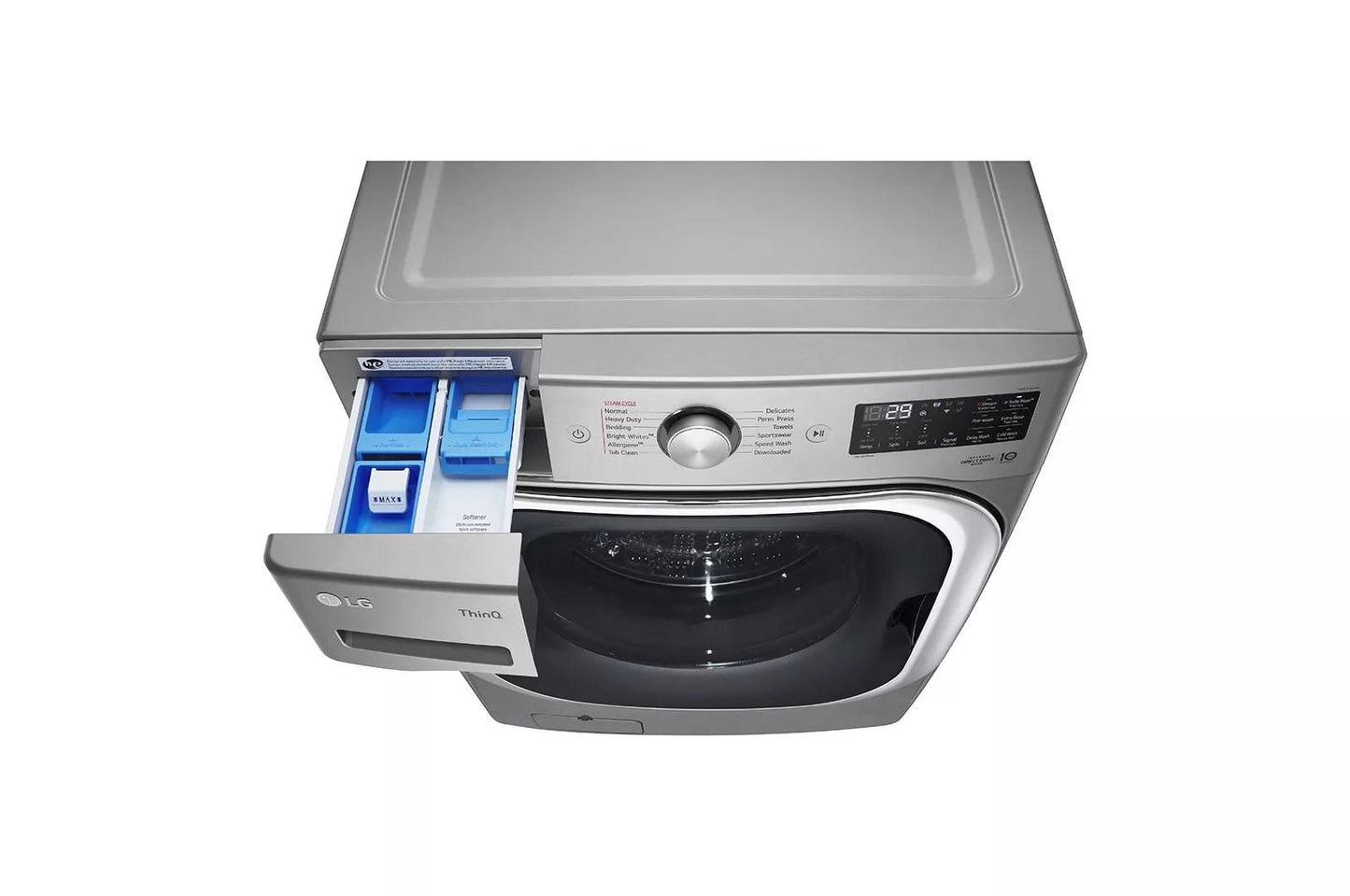 Lg WM8980HVA 5.2 cu. ft. Mega Capacity Smart Wi-Fi Enabled Front Load Washer with TurboWash® and Built-In Intelligence