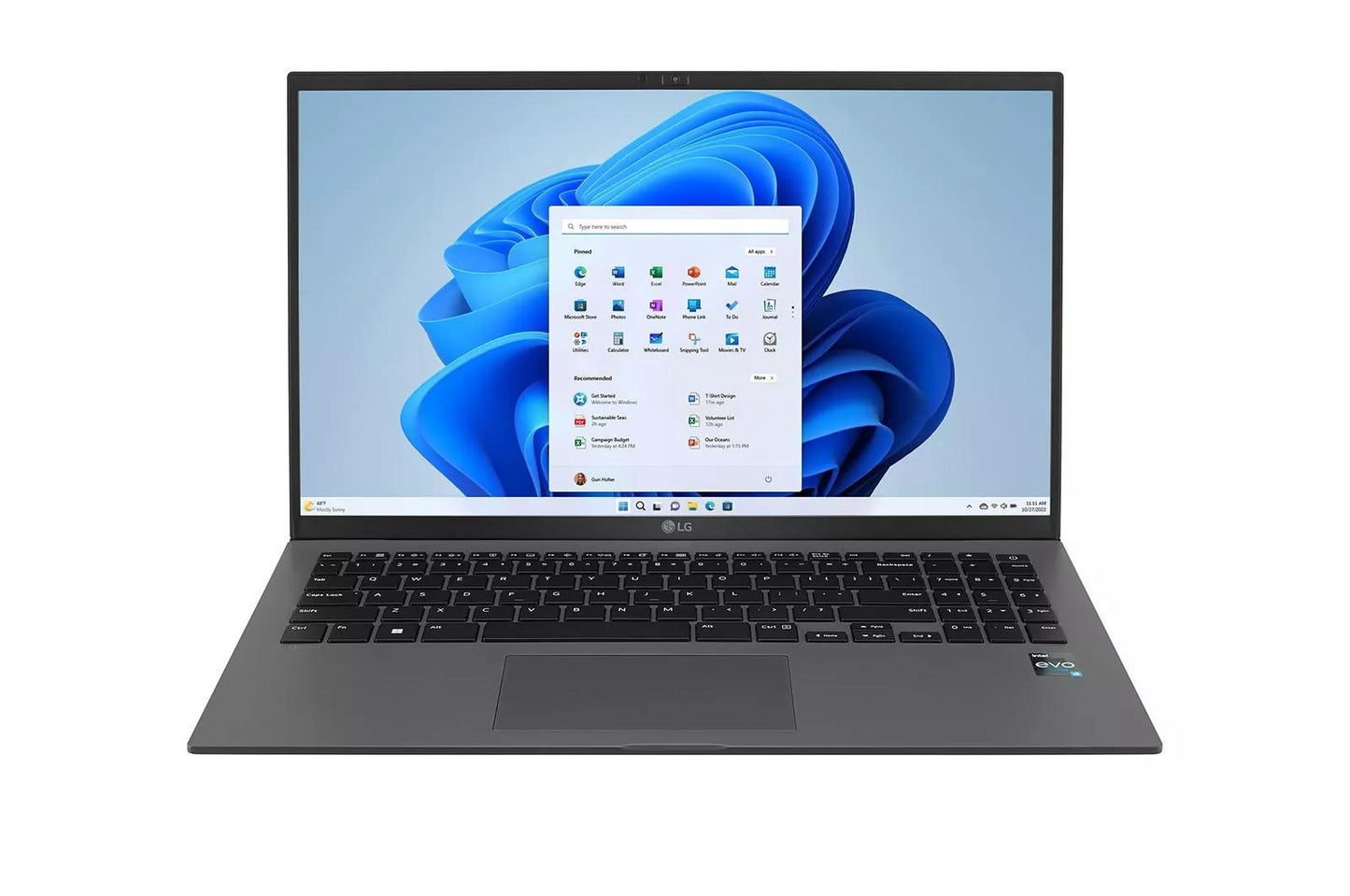 15Z90RPADS9U1 LG gram 15.6 Inch Lightweight Laptop, Intel® 13th Gen Core® i7 , Windows 11 Home, 32GB RAM, 1TB SSD, Gray
