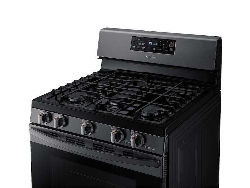 Samsung NX58R4311SG 5.8 cu. ft. Freestanding Gas Range in Black Stainless Steel