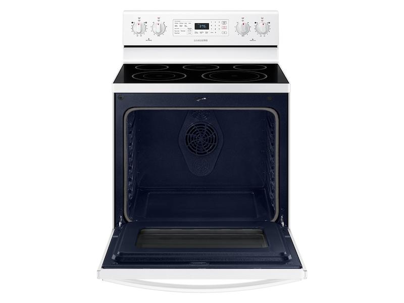 Samsung NE59T4321SW 5.9 cu. ft. Freestanding Electric Range with Convection in White