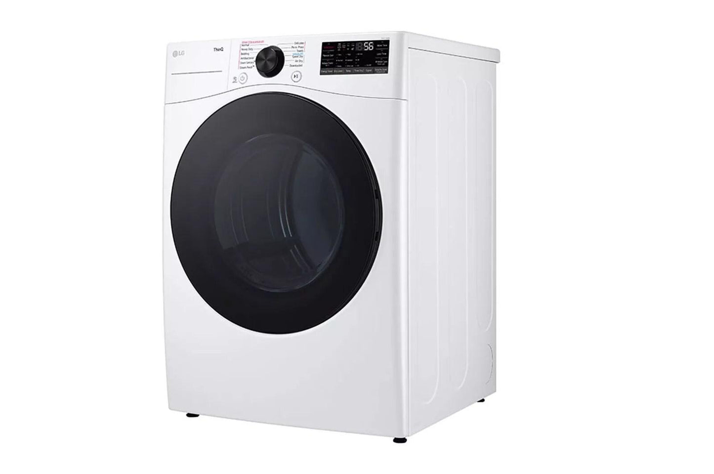 Lg DLEX4080W 7.4 cu. ft. Ultra Large Capacity Smart Front Load ENERGY STAR Electric Dryer with Sensor Dry & Steam Technology