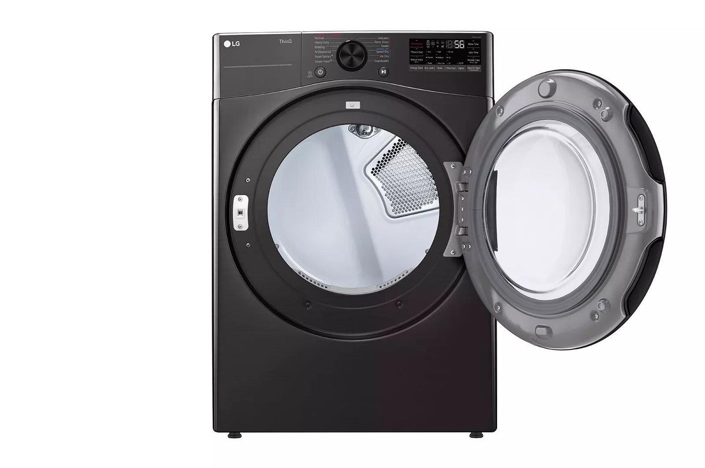 Lg DLGX4081B 7.4 cu. ft. Ultra Large Capacity Smart Front Load ENERGY STAR Gas Dryer with Sensor Dry & Steam Technology
