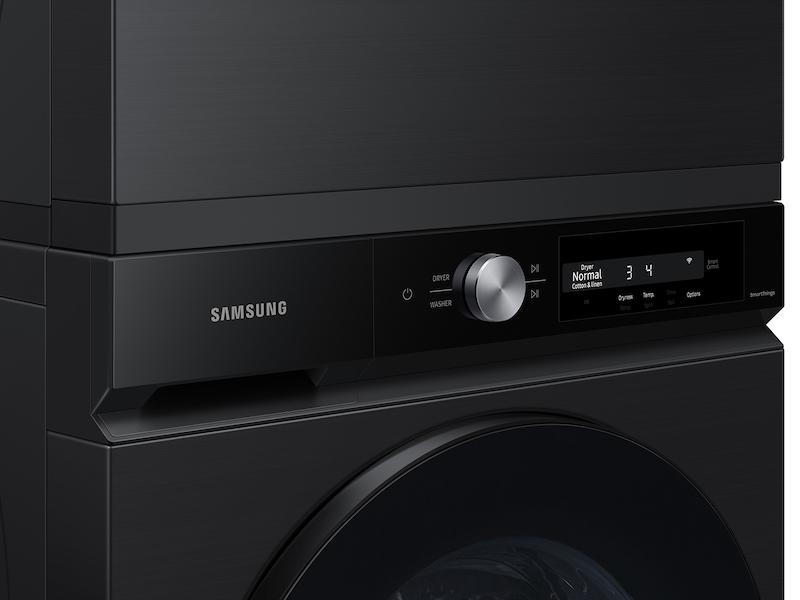 Samsung Bespoke 7.5 cu. ft. Large Capacity Gas Dryer with Super Speed Dry and AI Smart Dial in Brushed Black