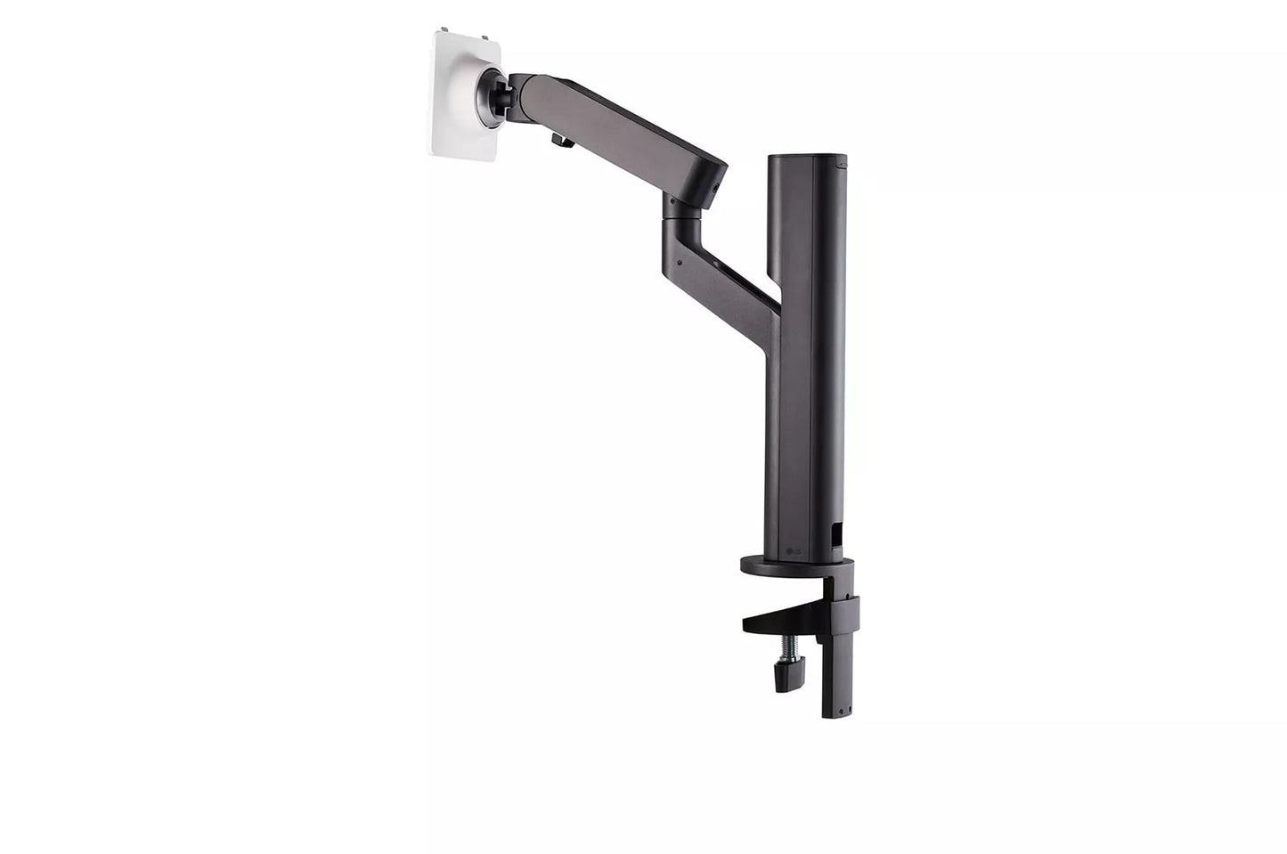 EG800BW LG Ergo Stand - Desk Mount, Adjustable Monitor Arm with Full Motion (White Mounting Plate)