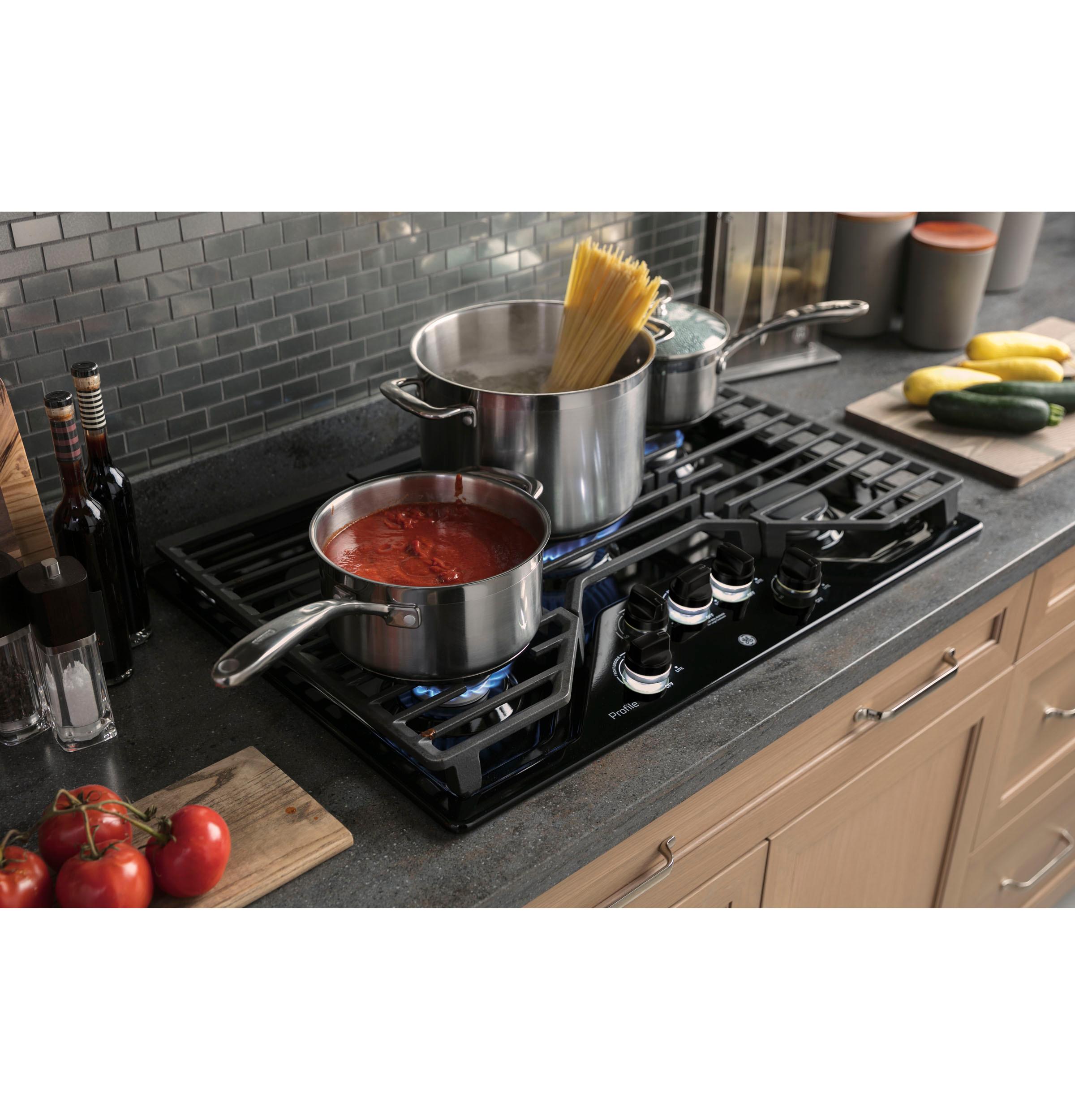 PGP7030DLBB GE Profile™ 30" Built-In Gas Cooktop with 5 Burners