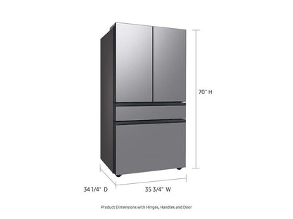 Samsung RF29BB8200QL Bespoke 4-Door French Door Refrigerator (29 cu. ft.) with AutoFill Water Pitcher in Stainless Steel