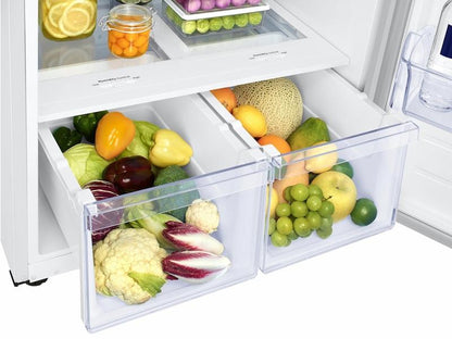 Samsung RT18M6213WW 18 cu. ft. Top Freezer Refrigerator with FlexZone™ in White