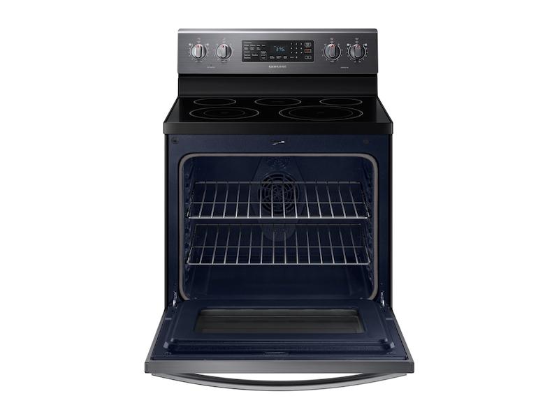 Samsung NE59R4321SG 5.9 cu. ft. Freestanding Electric Range with Convection in Black Stainless Steel