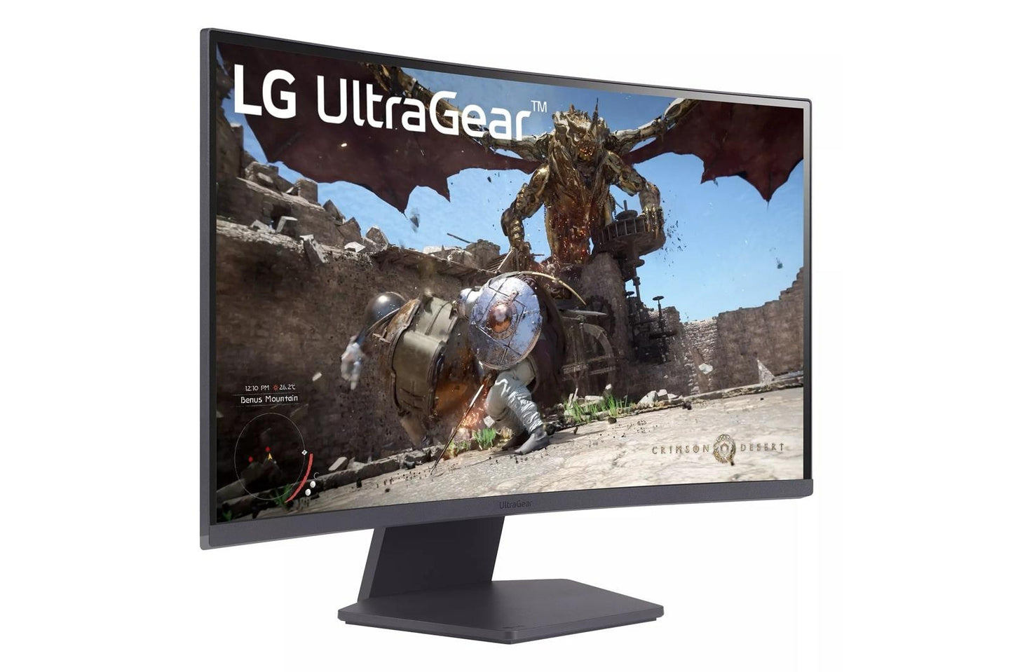 Lg 27GS60QCB 27 Inch UltraGear™ QHD 1440P 180Hz 1ms AMD FreeSync™ HDR10 1000R Curved Gaming Monitor