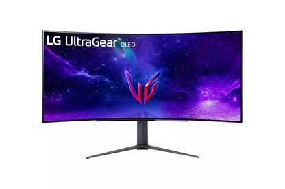 45GR95QEB LG UltraGear™ 45 Inch OLED Curved Gaming Monitor WQHD 1440P with 240Hz Refresh Rate 0.03ms Response Time - 45GR95QE-B