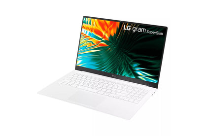 15Z90STGAAW4U1 LG gram SuperSlim 15.6 Inch OLED Thin and Lightweight Laptop, Intel® Evo™ Edition- AI-enabled Intel® Core™ Ultra 5 processor, Windows 11 Home, 16GB RAM, 512GB SSD, White