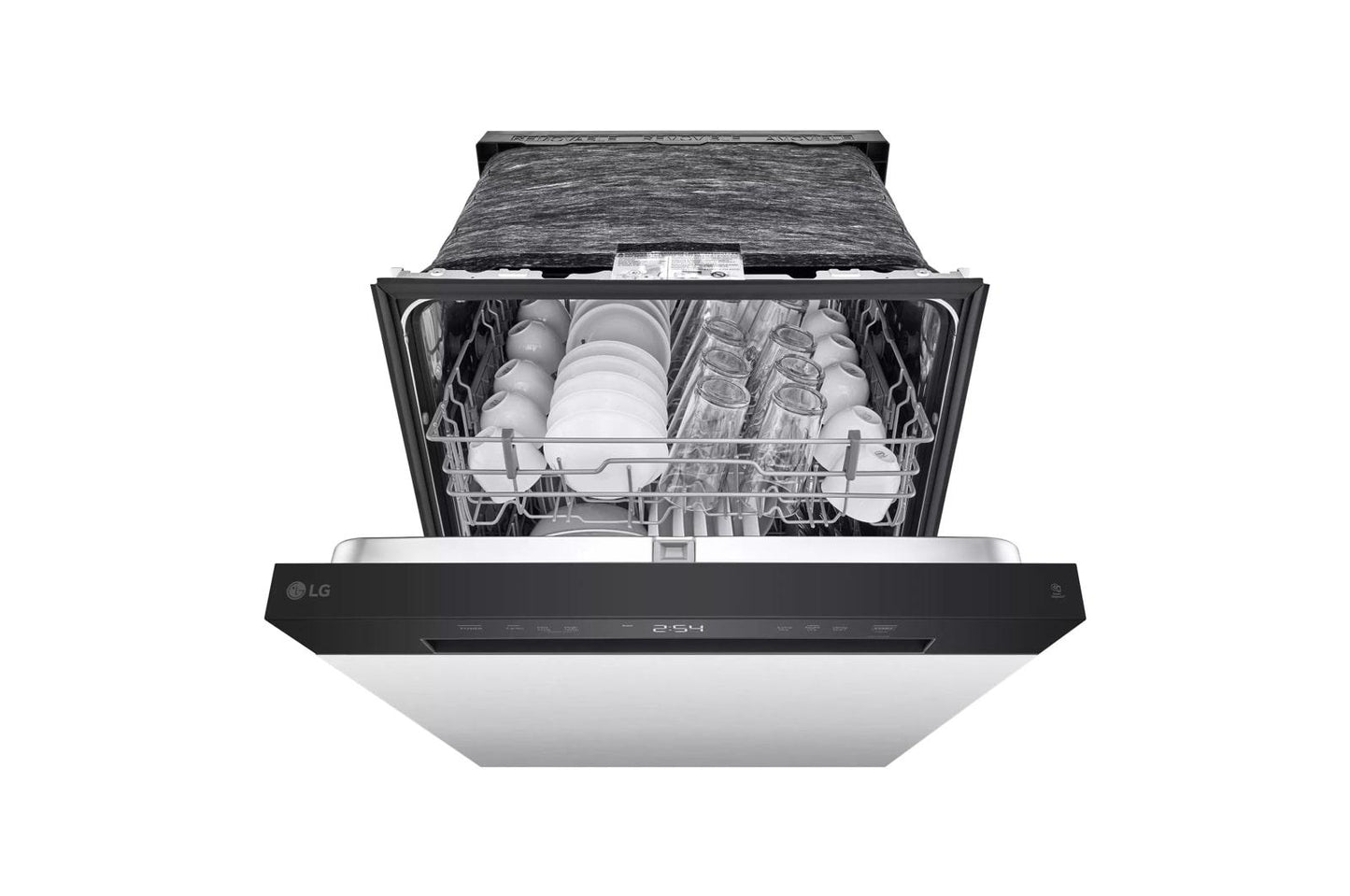 Lg LDFC2423C 24 Inch Front Control Dishwasher with Rust-Resistant Stainless Steel Tub and Dynamic Dry™