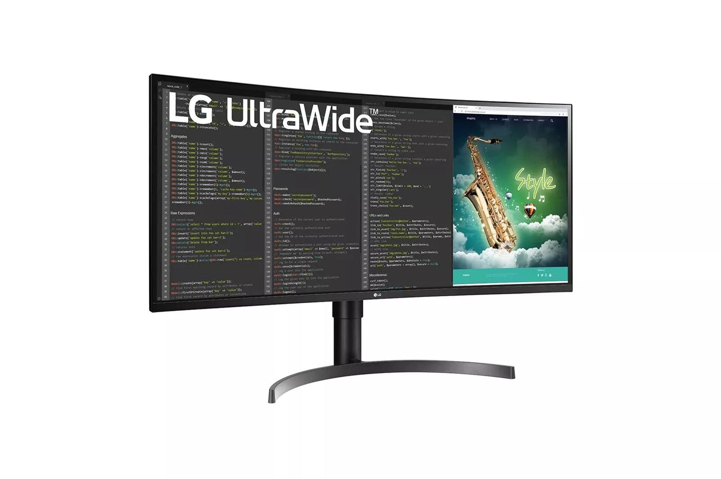 Lg 35WN65CB 35 Inch Curved UltraWide QHD 1440P HDR Monitor with FreeSync™