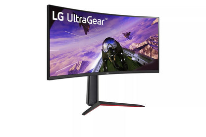 Lg 34GP63AB 34 Inch Curved UltraGear™ QHD 1440P HDR 10 160Hz Monitor with Tilt/Height Adjustable Stand