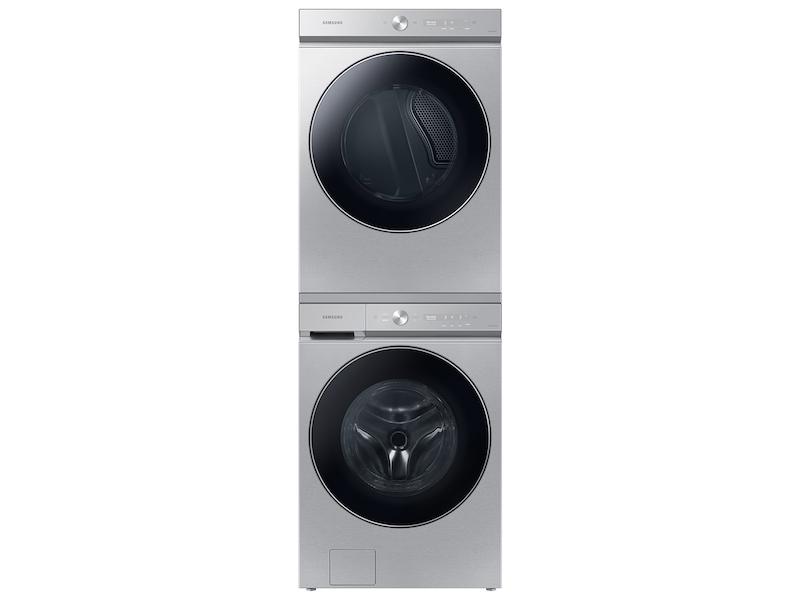 Samsung DVE53BB8900T Bespoke 7.6 cu. ft. Ultra Capacity Electric Dryer with AI Optimal Dry and Super Speed Dry in Silver Steel