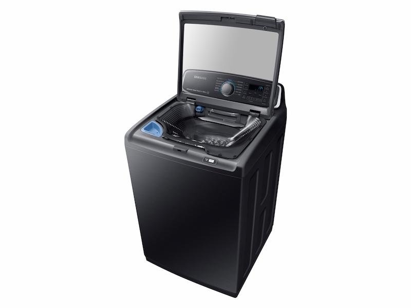 Samsung WA52M7750AV 5.2 cu. ft. activewash™ Top Load Washer in Black Stainless Steel