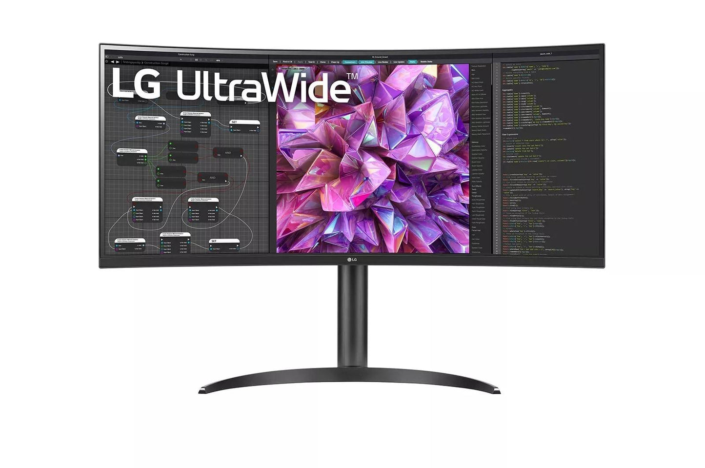 Lg 34WQ73AB 34 Inch Curved UltraWide™ QHD 1440P IPS HDR 10 Built-in KVM Monitor with USB Type-C™
