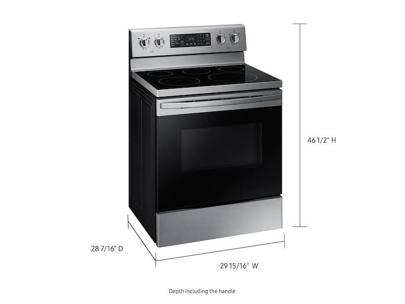 Samsung NE59R4321SS 5.9 cu. ft. Freestanding Electric Range with Convection in Stainless Steel