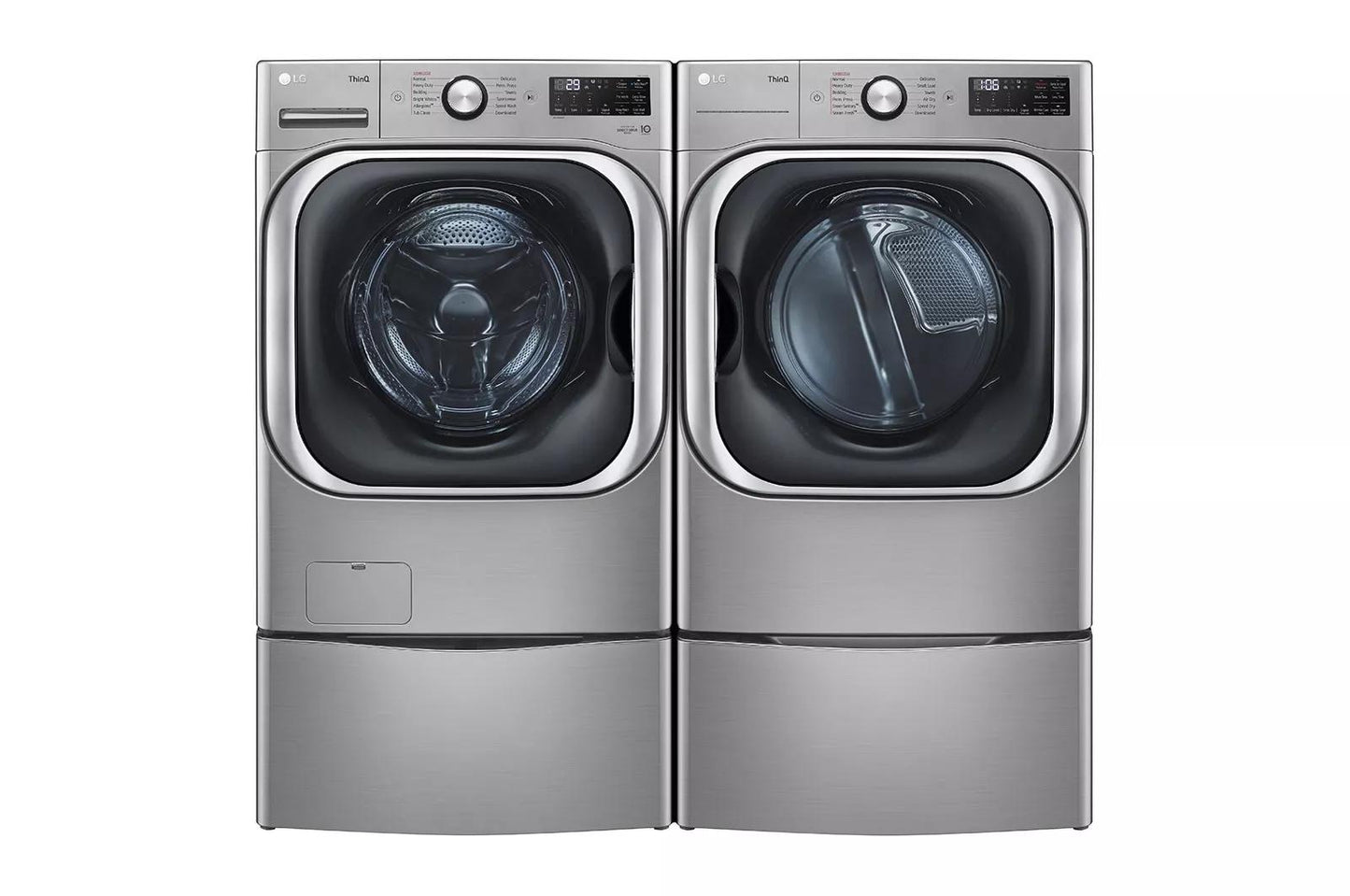 Lg WM8980HVA 5.2 cu. ft. Mega Capacity Smart Wi-Fi Enabled Front Load Washer with TurboWash® and Built-In Intelligence