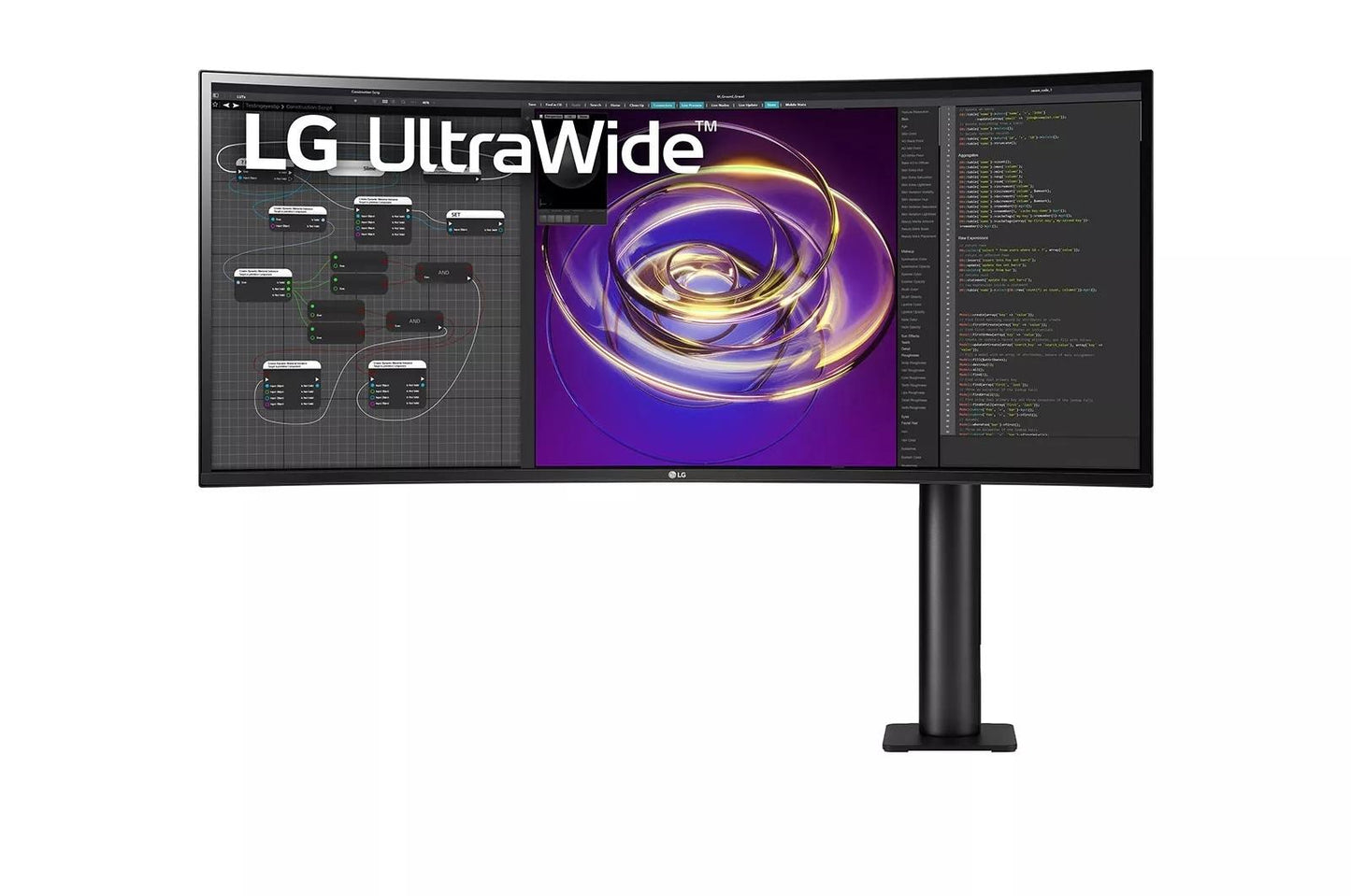 Lg 34WP88CB 34 Inch Curved UltraWide™ Ergo QHD 1440P IPS HDR Monitor with USB Type C