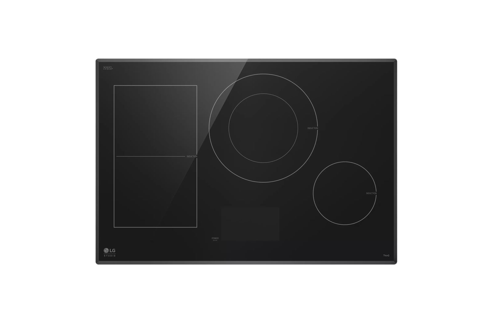 CBIS3018BE LG STUDIO 30" Induction Cooktop with 4 Burners and Flexible Cooking Zone