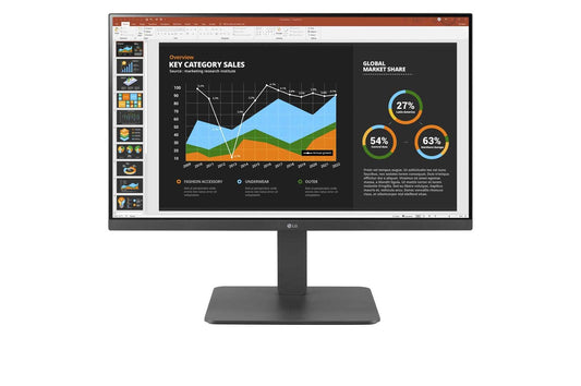 Lg 24BR750CC 24'' IPS FHD Monitor with Built-in FHD Webcam & Mic, Anti-Glare, & USB Type-C™