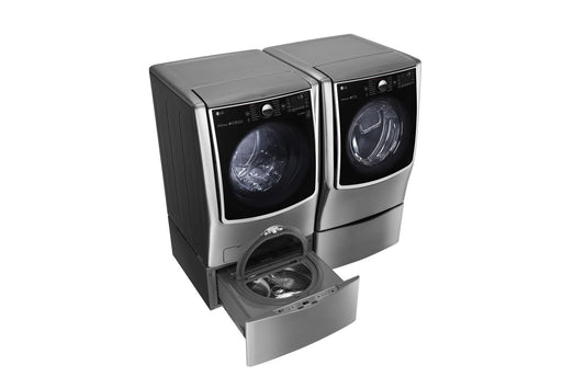 Lg WM5000HVAWD100CVDLGX5001VWDP4V 5.5 Total Capacity LG TWINWash™ Bundle with LG SideKick™ and Gas Dryer