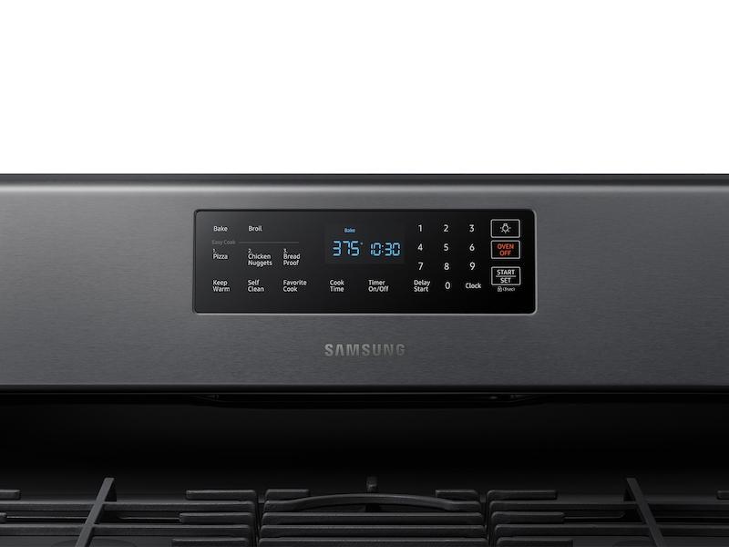 Samsung NX58R4311SG 5.8 cu. ft. Freestanding Gas Range in Black Stainless Steel