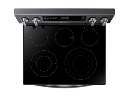 Samsung NE59R6631SG 5.9 cu. ft. Freestanding Electric Range with True Convection in Black Stainless Steel