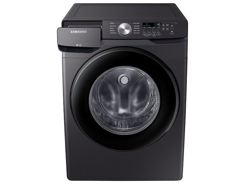 Samsung WF45T6000AV 4.5 cu. ft. Front Load Washer with Vibration Reduction Technology+ in Brushed Black