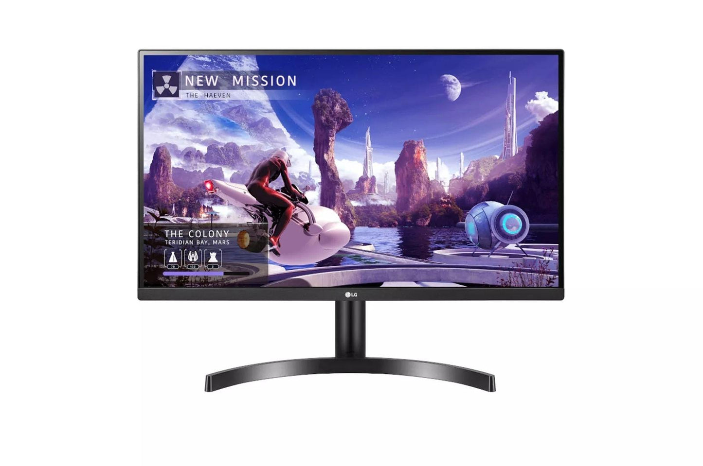 Lg 27QN600B 27 Inch QHD 1440P IPS HDR10 Monitor with AMD FreeSync™