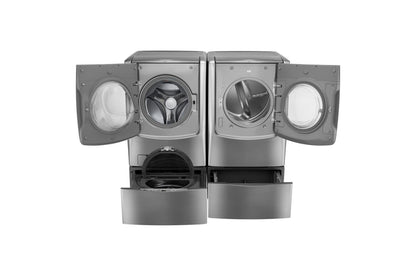 Lg WM5000HVAWD100CVDLGX5001VWDP4V 5.5 Total Capacity LG TWINWash™ Bundle with LG SideKick™ and Gas Dryer
