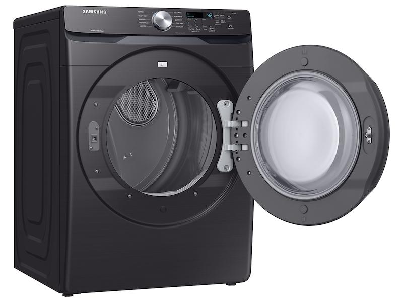 Samsung DVE45T6000V 7.5 cu. ft. Electric Dryer with Sensor Dry in Black Stainless Steel