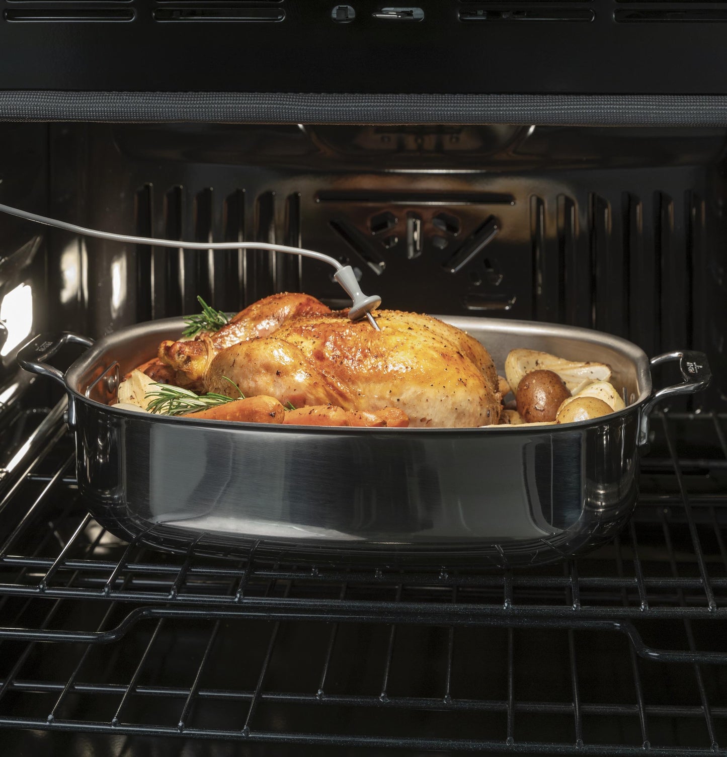 GE® 30" Smart Built-In Self-Clean Convection Double Wall Oven with Never Scrub Racks