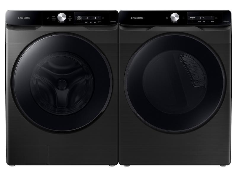 Samsung DVE45A6400V 7.5 cu. ft. Smart Dial Electric Dryer with Super Speed Dry in Brushed Black