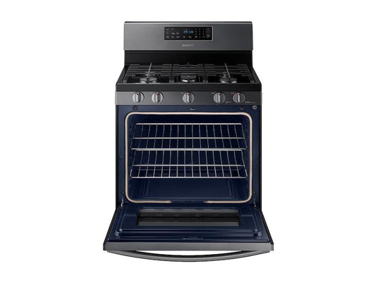 Samsung NX58R4311SG 5.8 cu. ft. Freestanding Gas Range in Black Stainless Steel