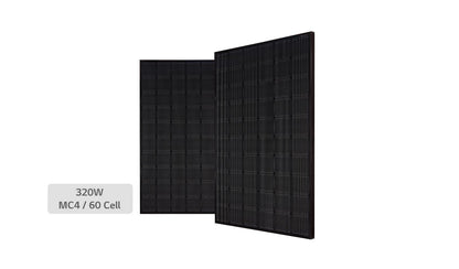 Lg LG320N1KV5 High Efficiency LG NeON® 2 Black Module Cells: 6 x 10 Module efficiency 18.7% Connector Type: MC4