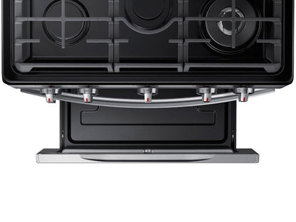 Samsung NX58T7511SS 5.8 cu. ft. Freestanding Gas Range with Air Fry and Convection in Stainless Steel