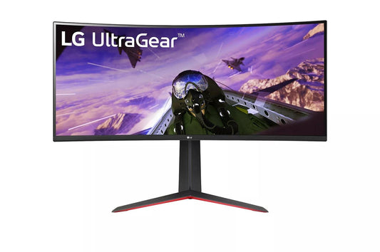 Lg 34GP63AB 34 Inch Curved UltraGear™ QHD 1440P HDR 10 160Hz Monitor with Tilt/Height Adjustable Stand