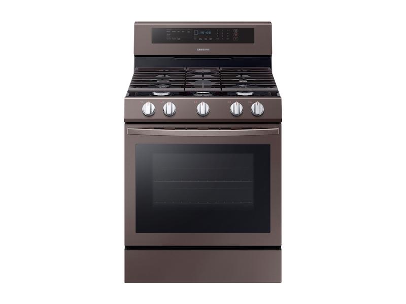 Samsung NX58R6631ST 5.8 cu. ft. Freestanding Gas Range with True Convection in Tuscan Stainless Steel