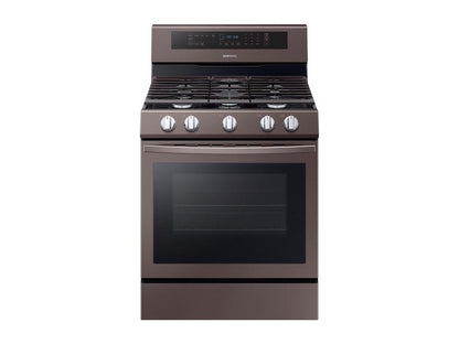 Samsung NX58R6631ST 5.8 cu. ft. Freestanding Gas Range with True Convection in Tuscan Stainless Steel