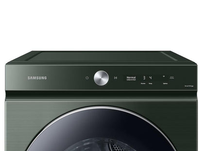Samsung DVG53BB8900G Bespoke 7.6 cu. ft. Ultra Capacity Gas Dryer with AI Optimal Dry and Super Speed Dry in Forest Green