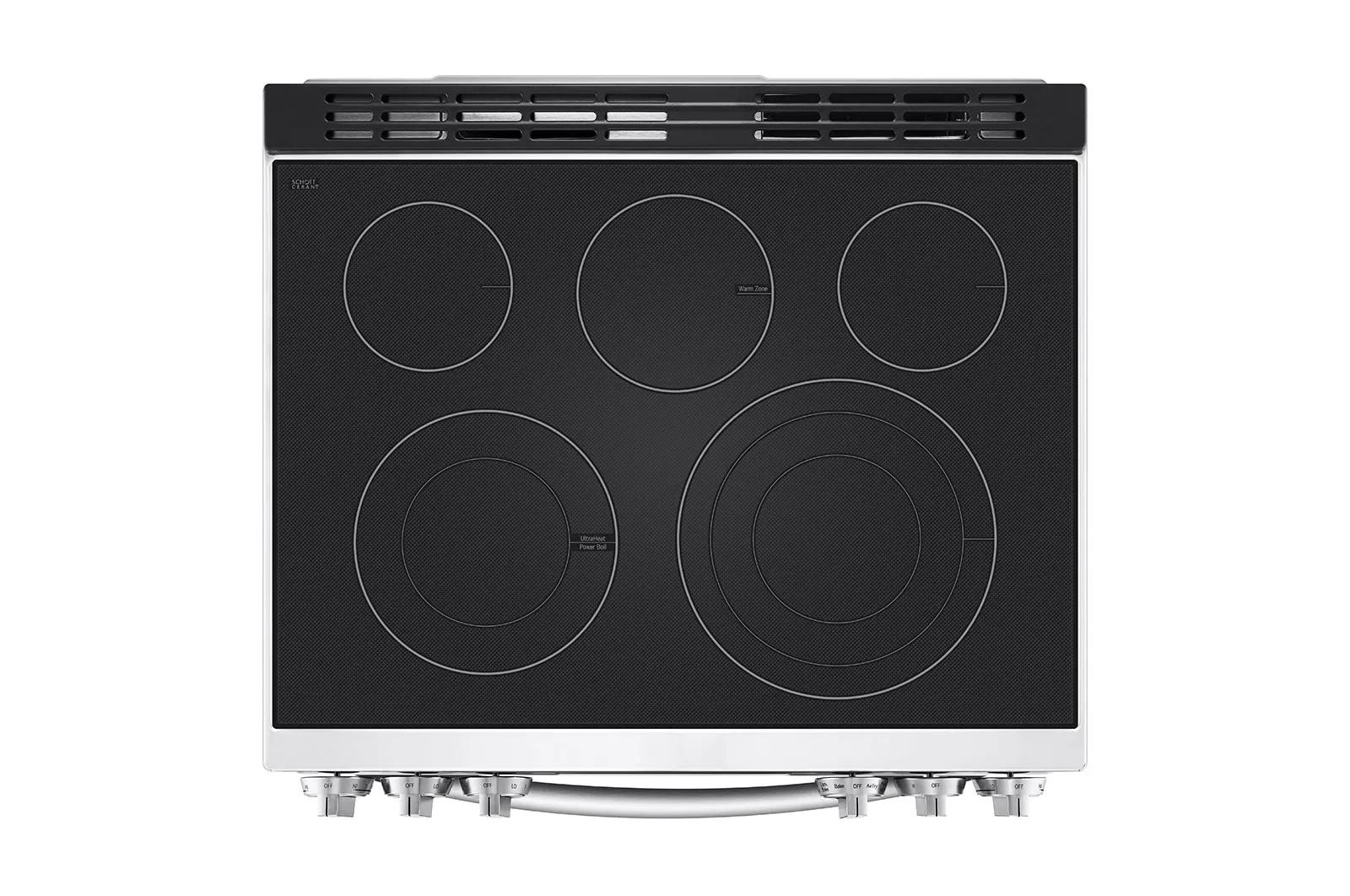 Lg LSEL6335FE 6.3 cu ft. Smart wi-fi Enabled ProBake Convection® InstaView® Electric Slide-In Range with Air Fry