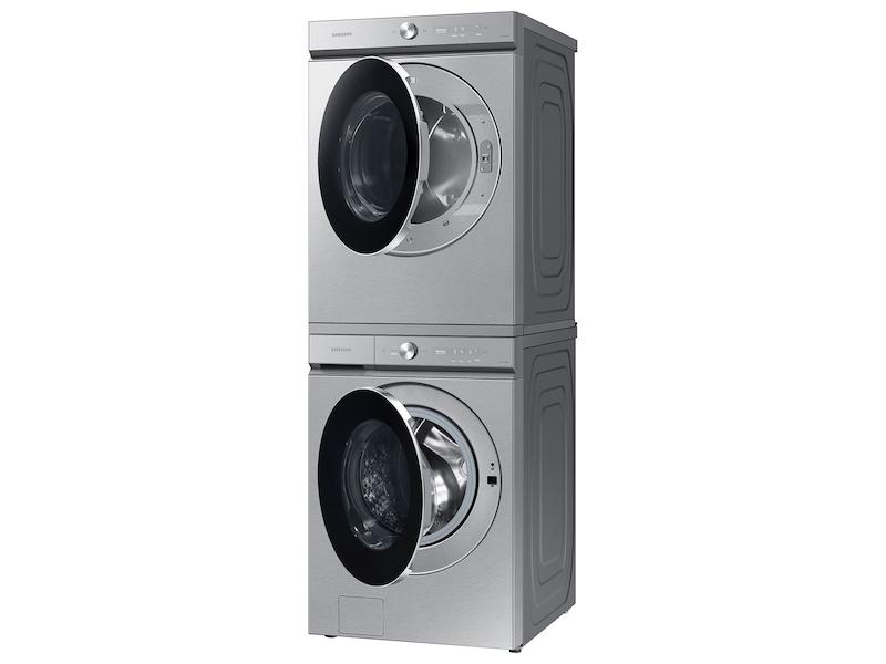 Samsung DVG53BB8900T Bespoke 7.6 cu. ft. Ultra Capacity Gas Dryer with AI Optimal Dry and Super Speed Dry in Silver Steel