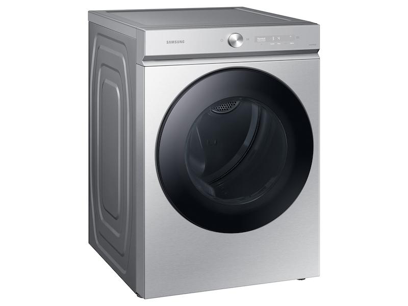 Samsung Bespoke 7.6 cu. ft. Ultra Capacity Electric Dryer with Super Speed Dry and AI Smart Dial in Silver Steel