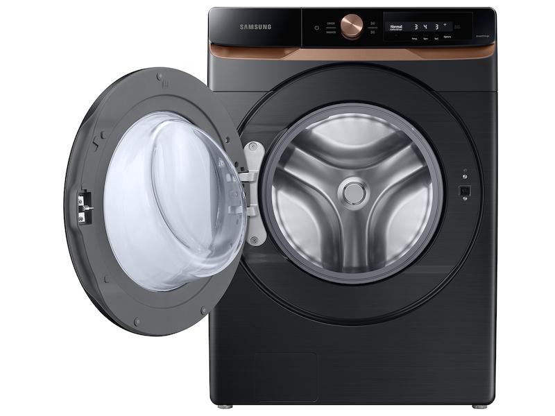 4.6 cu. ft. Large Capacity AI Smart Dial Front Load Washer with Auto Dispense and Super Speed Wash in Brushed Black